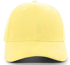 Pacific Headwear 101C Brushed Cotton Hook-and-Loop Cap - Yellow - Yellow / 7’’ - 7 7/8’’