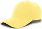 Pacific Headwear 101C Brushed Cotton Hook-and-Loop Cap - Yellow - Yellow / 7’’ - 7 7/8’’