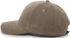Pacific Headwear 101C Brushed Cotton Twill Hook-And-Loop Adjustable Cap - Bedrock - Bedrock / 7’’ - 7 7/8’’