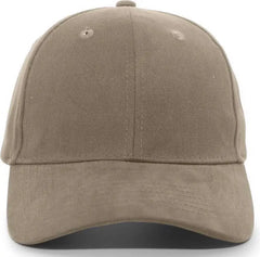 Pacific Headwear 101C Brushed Cotton Twill Hook-And-Loop Adjustable Cap - Bedrock - Bedrock / 7’’ - 7 7/8’’