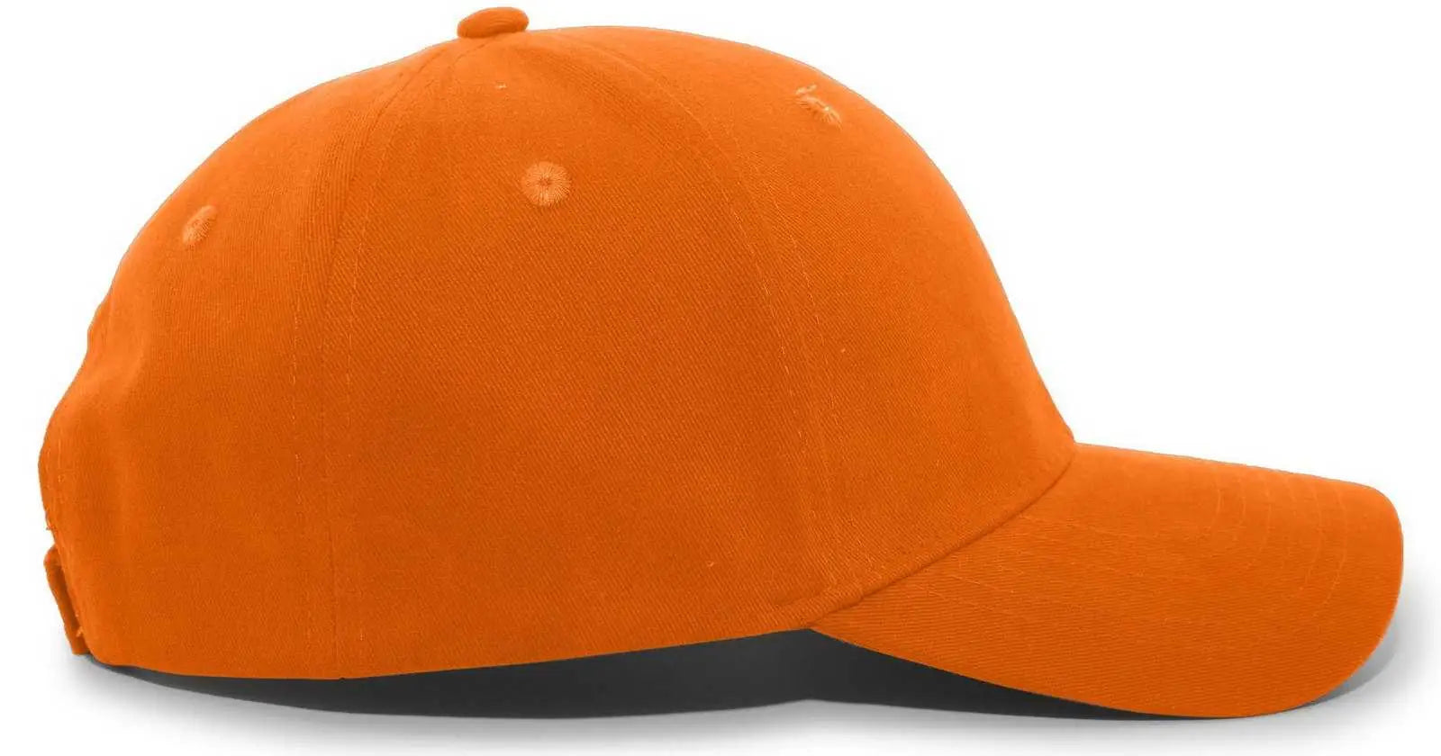 Pacific Headwear 101C Brushed Cotton Twill Hook-And-Loop Adjustable Cap - Mango - Mango / 7’’ - 7 7/8’’