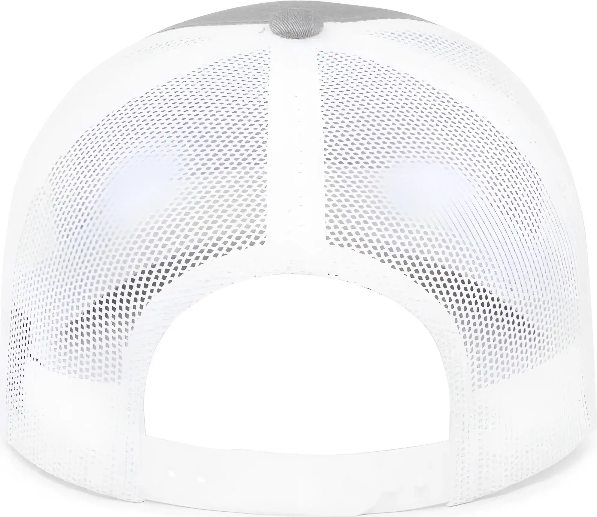 Pacific Headwear 104BR Trucker Snapback Braid Cap - Heather Grey White Heather Grey - Grey White / 7’’ - 7 7/8’’