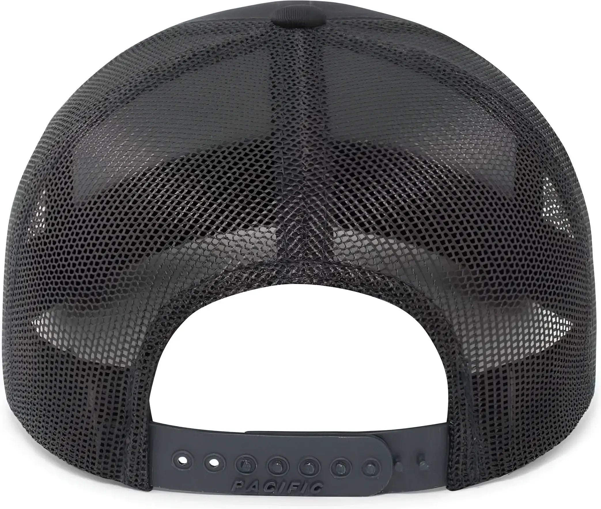 Pacific Headwear 104BR Trucker Snapback Braid Cap - Navy - Navy / 7’’ - 7 7/8’’