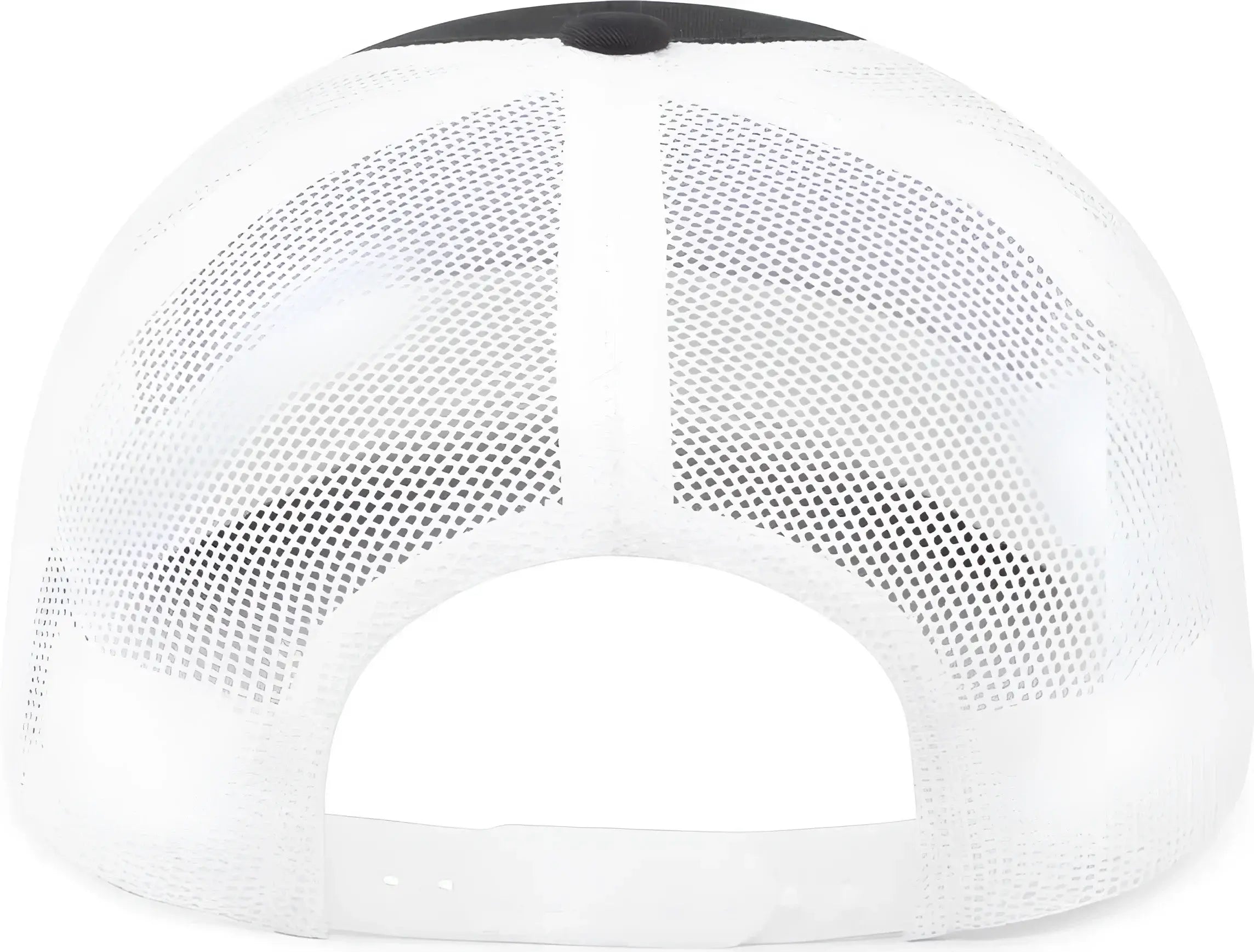 Pacific Headwear 104BR Trucker Snapback Braid Cap - Navy White Navy - Navy White / 7’’ - 7 7/8’’