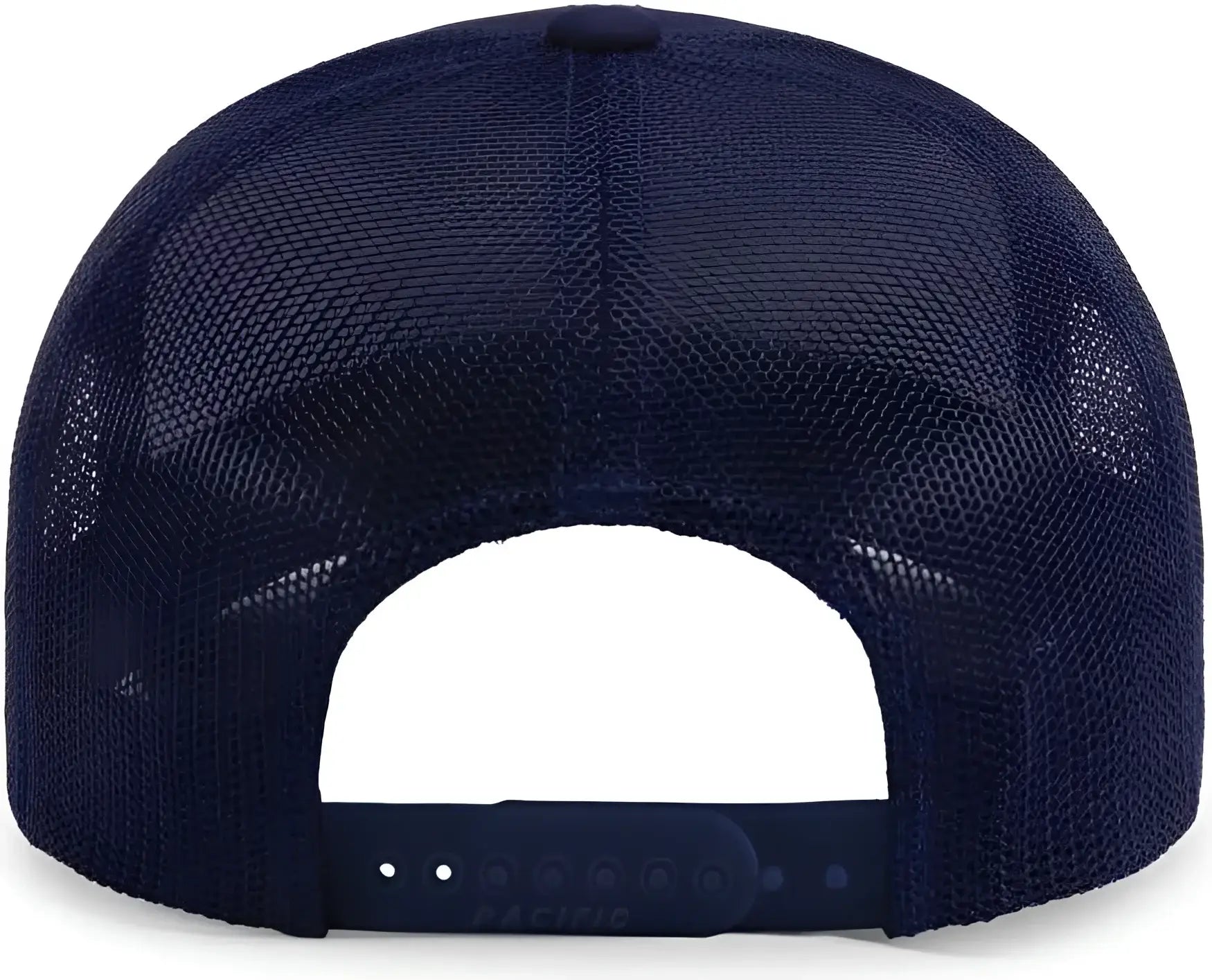 Pacific Headwear 104BR Trucker Snapback Braid Cap - True Navy - True Navy / 7’’ - 7 7/8’’
