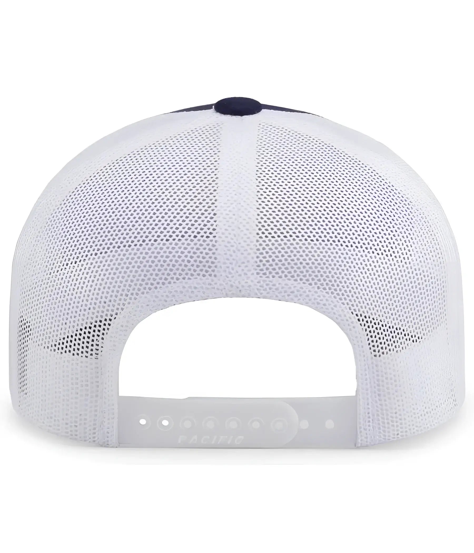 Pacific Headwear 104BR Trucker Snapback Braid Cap - True Navy White True Navy - True Navy White True Navy / 7’’ - 7