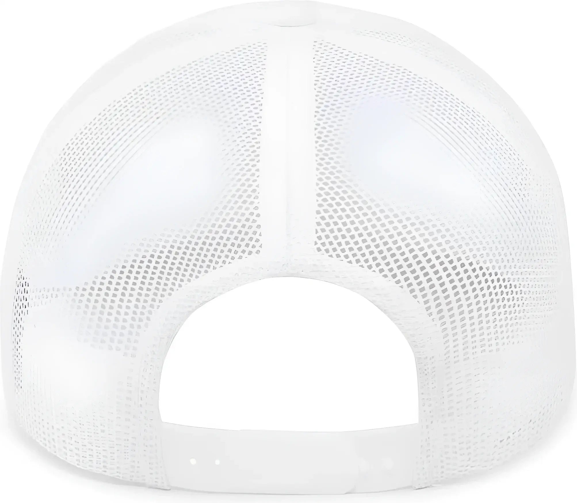 Pacific Headwear 104BR Trucker Snapback Braid Cap - White - White / 7’’ - 7 7/8’’