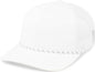 Pacific Headwear 104BR Trucker Snapback Braid Cap - White - White / 7’’ - 7 7/8’’