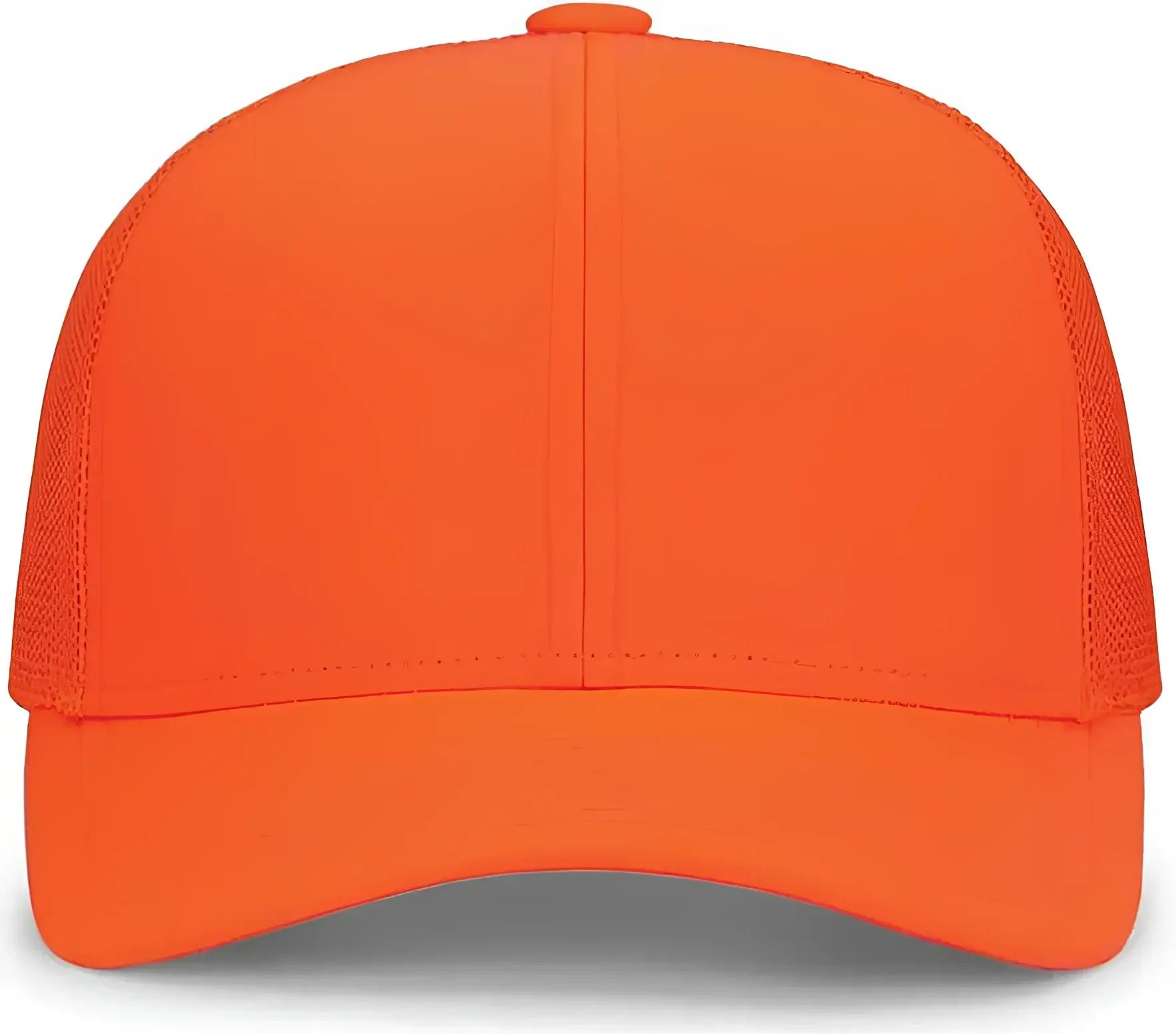Pacific Headwear 104C Trucker Snapback Cap - Blaze Orange - Blaze / 7’’ - 7 7/8’’