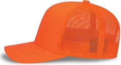 Pacific Headwear 104C Trucker Snapback Cap Blaze Orange Blaze / 7’’ 7 7/8’’