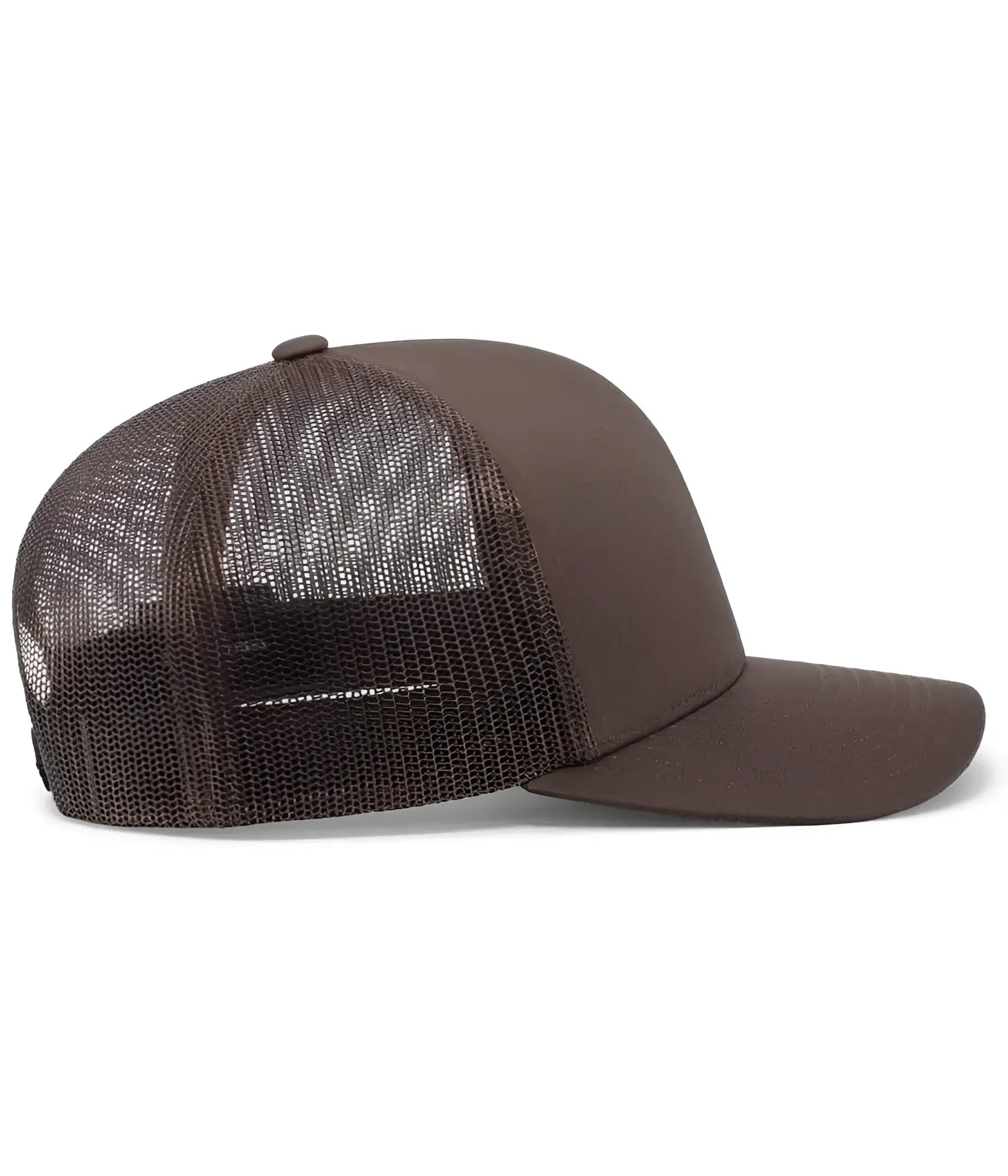 Pacific Headwear 104C Trucker Snapback Cap - Brown Brown - Brown / 7’’ - 7 7/8’’