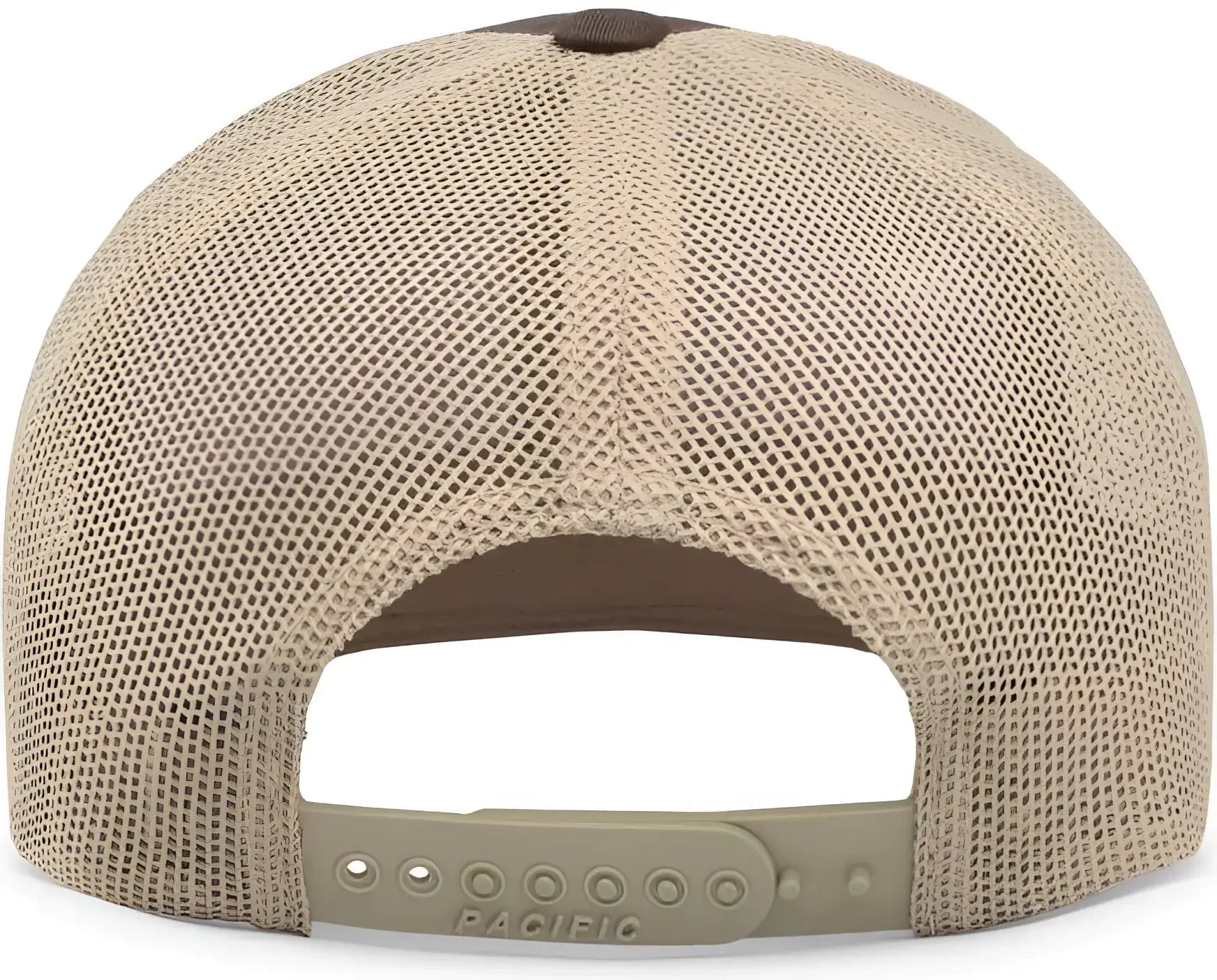 Pacific Headwear 104C Trucker Snapback Cap - Brown Khaki - Brown Khaki / 7’’ - 7 7/8’’