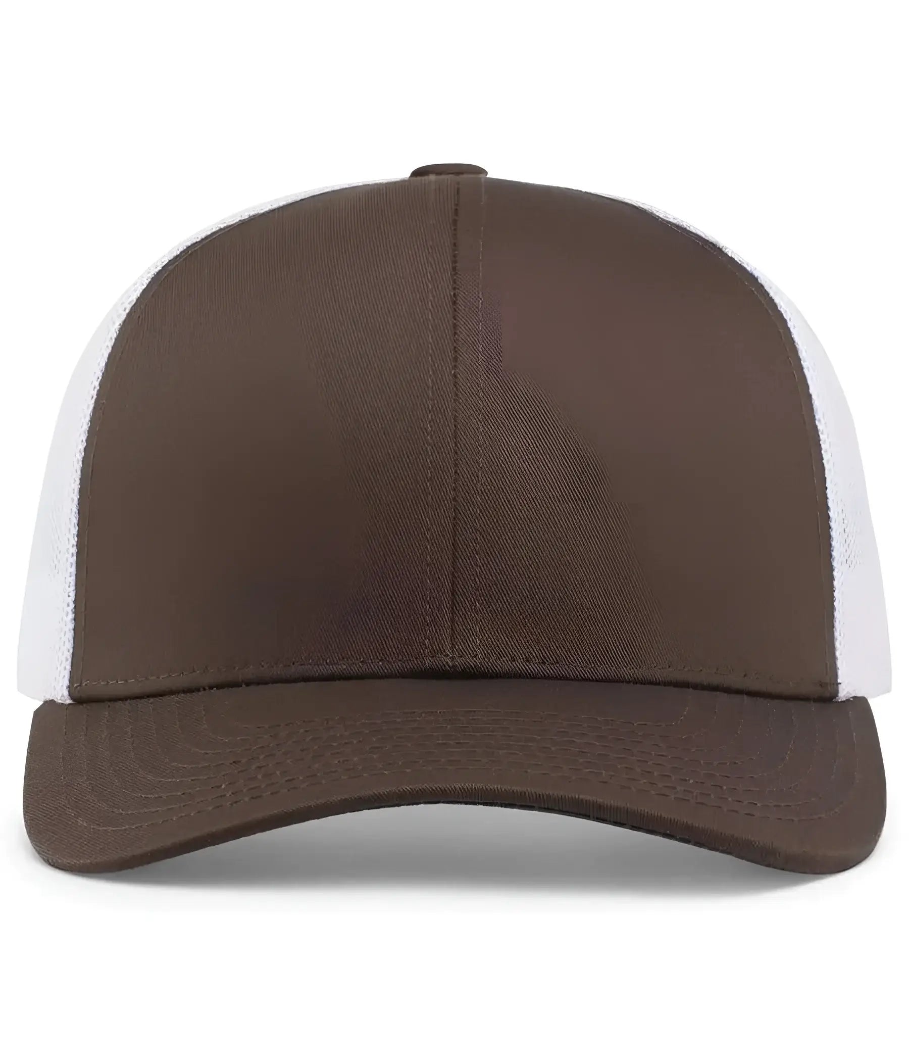 Pacific Headwear 104C Trucker Snapback Cap - Brown White - Brown White / 7’’ - 7 7/8’’