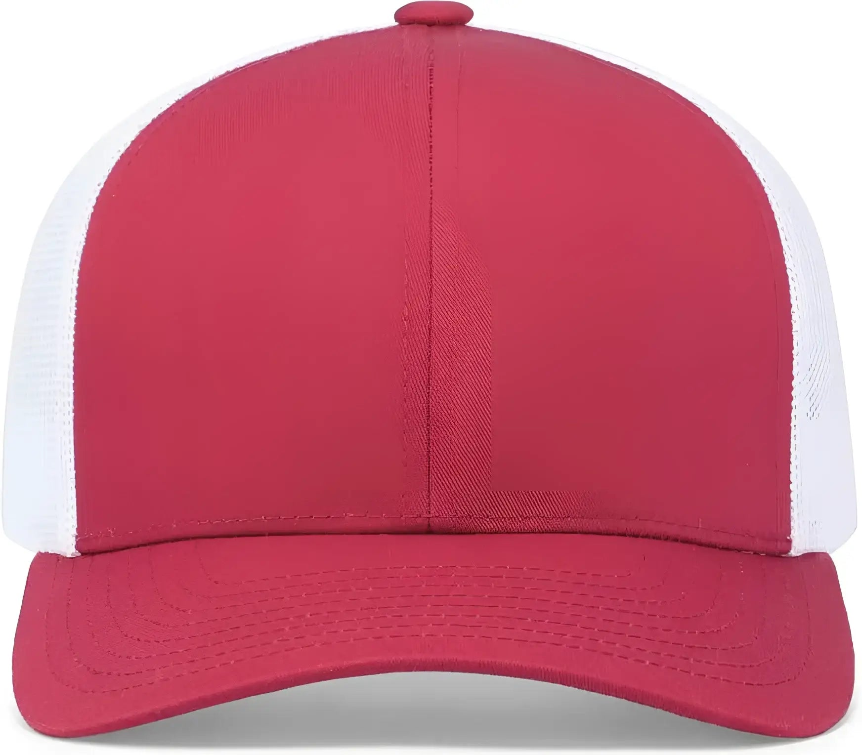 Pacific Headwear 104C Trucker Snapback Cap - Cardinal White - Cardinal White / 7’’ - 7 7/8’’