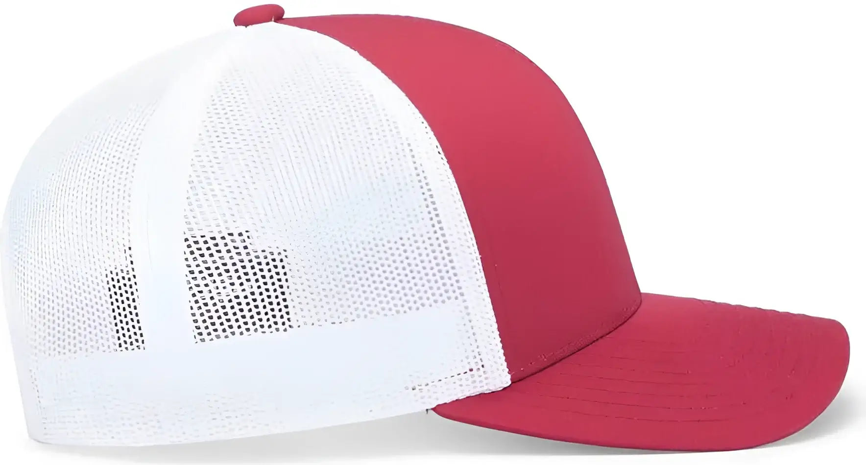 Pacific Headwear 104C Trucker Snapback Cap - Cardinal White - Cardinal White / 7’’ - 7 7/8’’