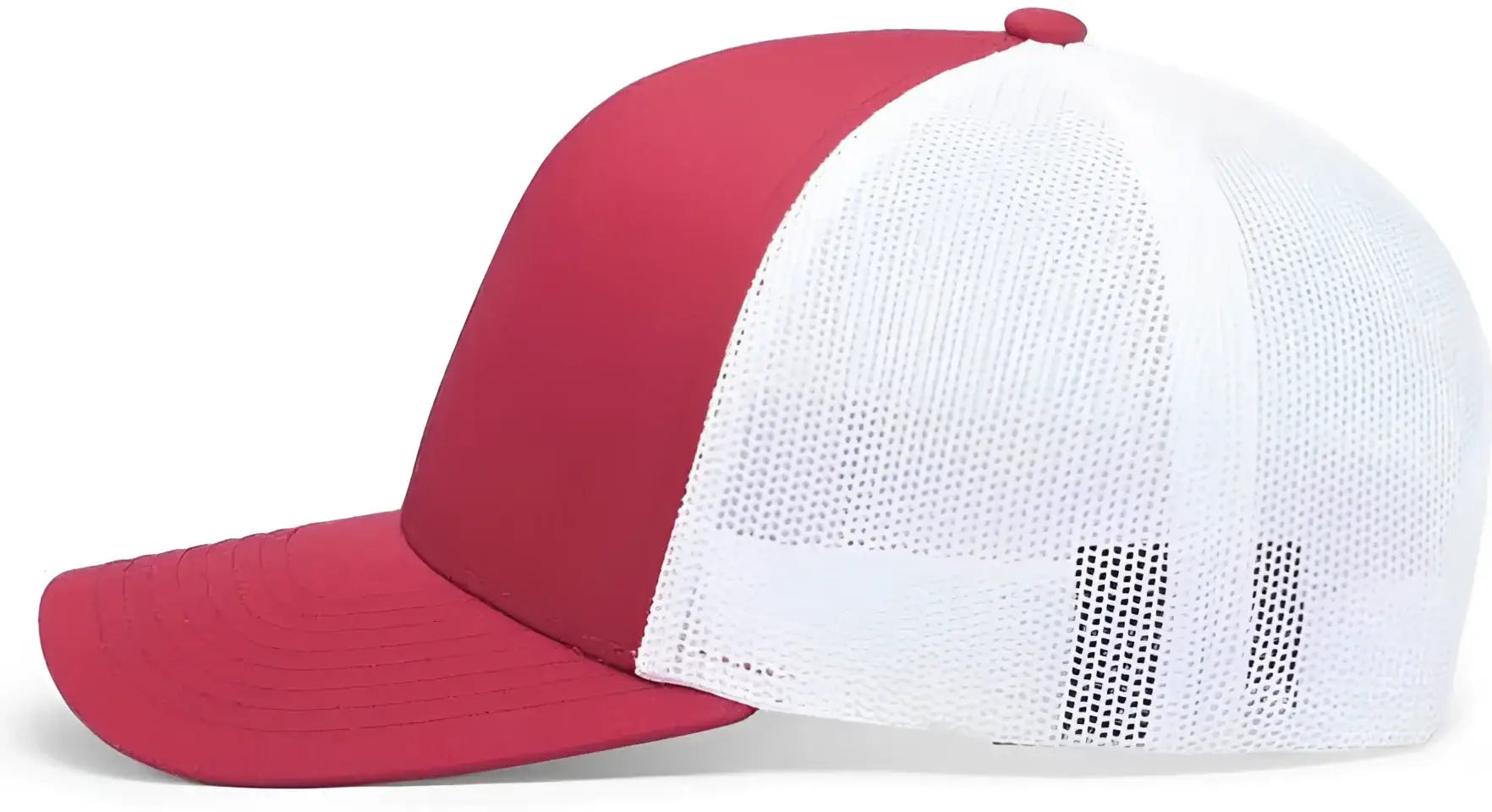 Pacific Headwear 104C Trucker Snapback Cap - Cardinal White - Cardinal White / 7’’ - 7 7/8’’