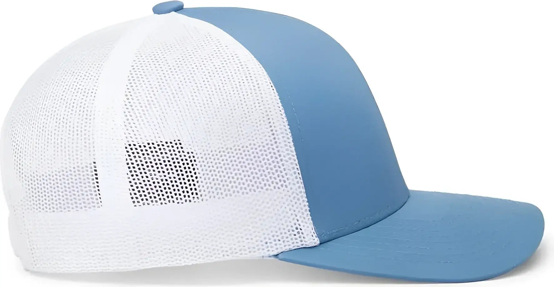 Pacific Headwear 104C Trucker Snapback Cap - Columbia Blue White - Columbia Blue White / 7’’ - 7 7/8’’