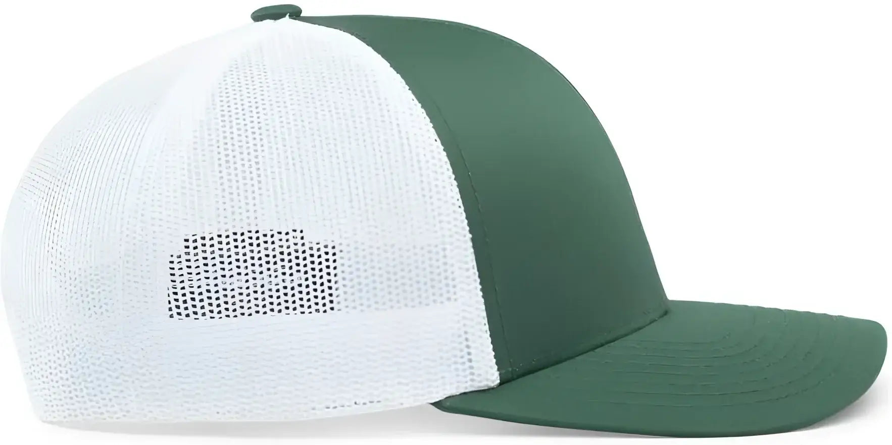 Pacific Headwear 104C Trucker Snapback Cap - Dark Green White - Forest White / 7’’ - 7 7/8’’