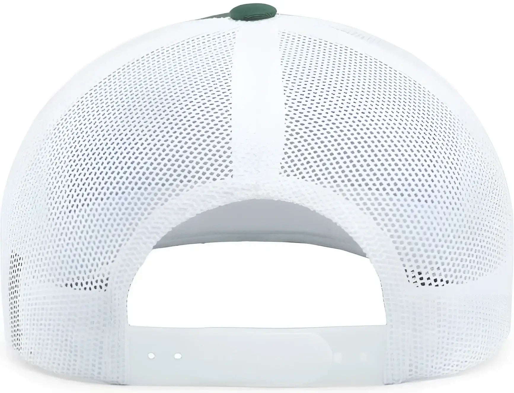 Pacific Headwear 104C Trucker Snapback Cap - Dark Green White - Forest White / 7’’ - 7 7/8’’