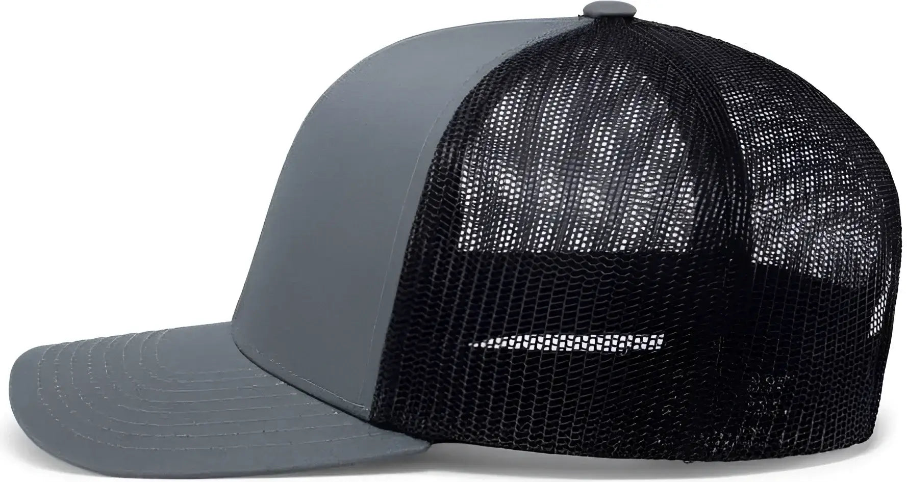Pacific Headwear 104C Trucker Snapback Cap - Graphite Black Graphite - Graphite Black Graphite / XL