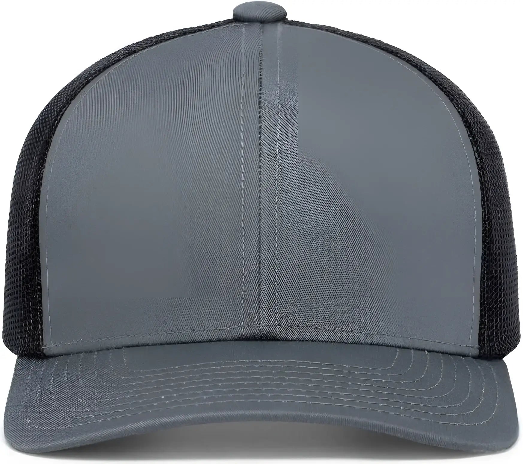 Pacific Headwear 104C Trucker Snapback Cap - Graphite Black Graphite - Graphite Black Graphite / XL