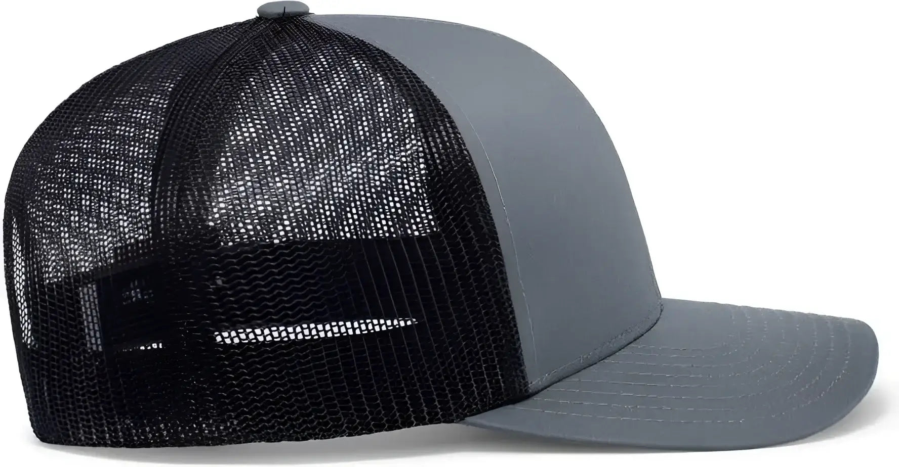 Pacific Headwear 104C Trucker Snapback Cap - Graphite Black Graphite - Graphite Black Graphite / XL
