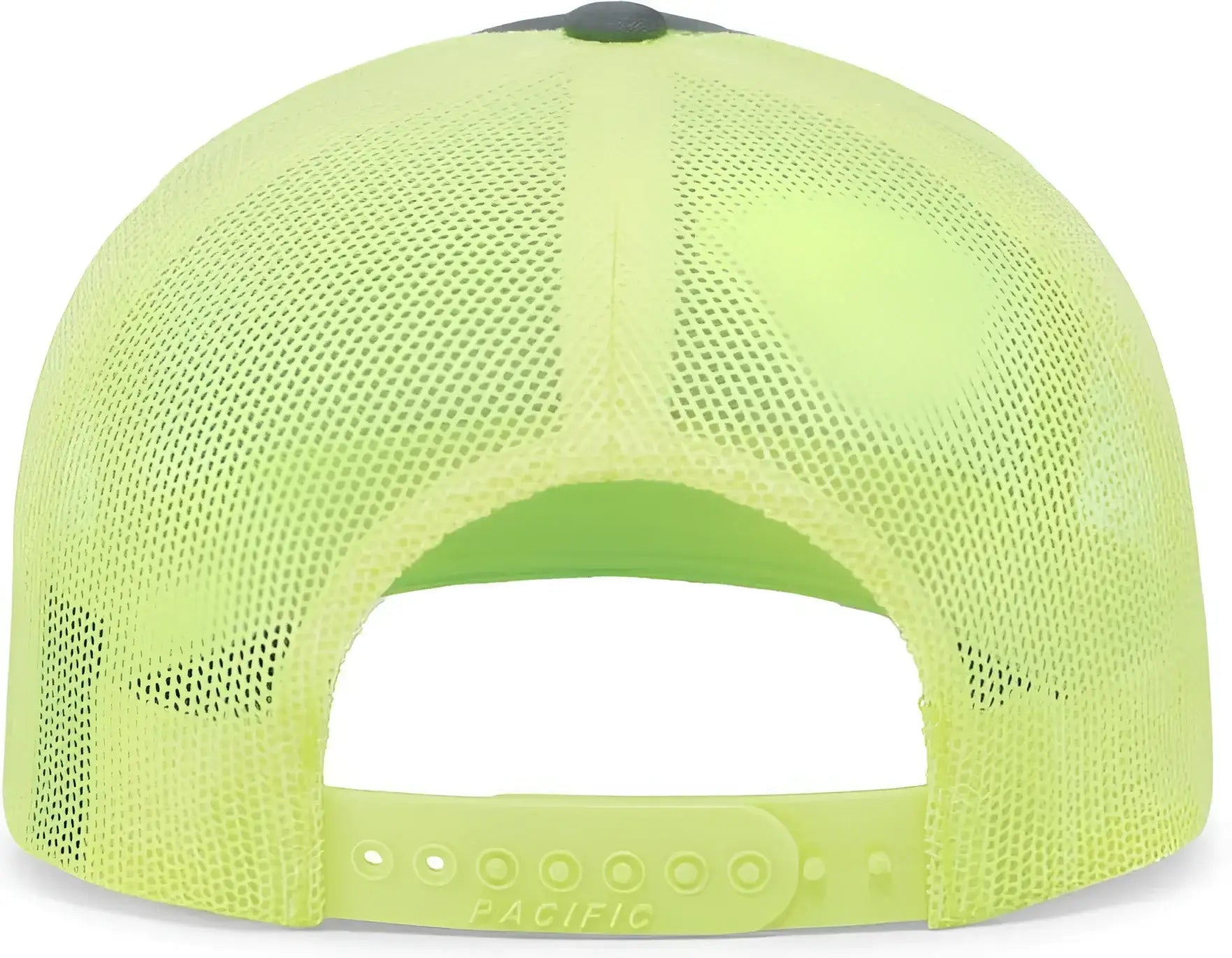 Pacific Headwear 104C Trucker Snapback Cap - Graphite Neon Yellow Graphite - Graphite Neon Yellow Graphite / 7’’ - 7