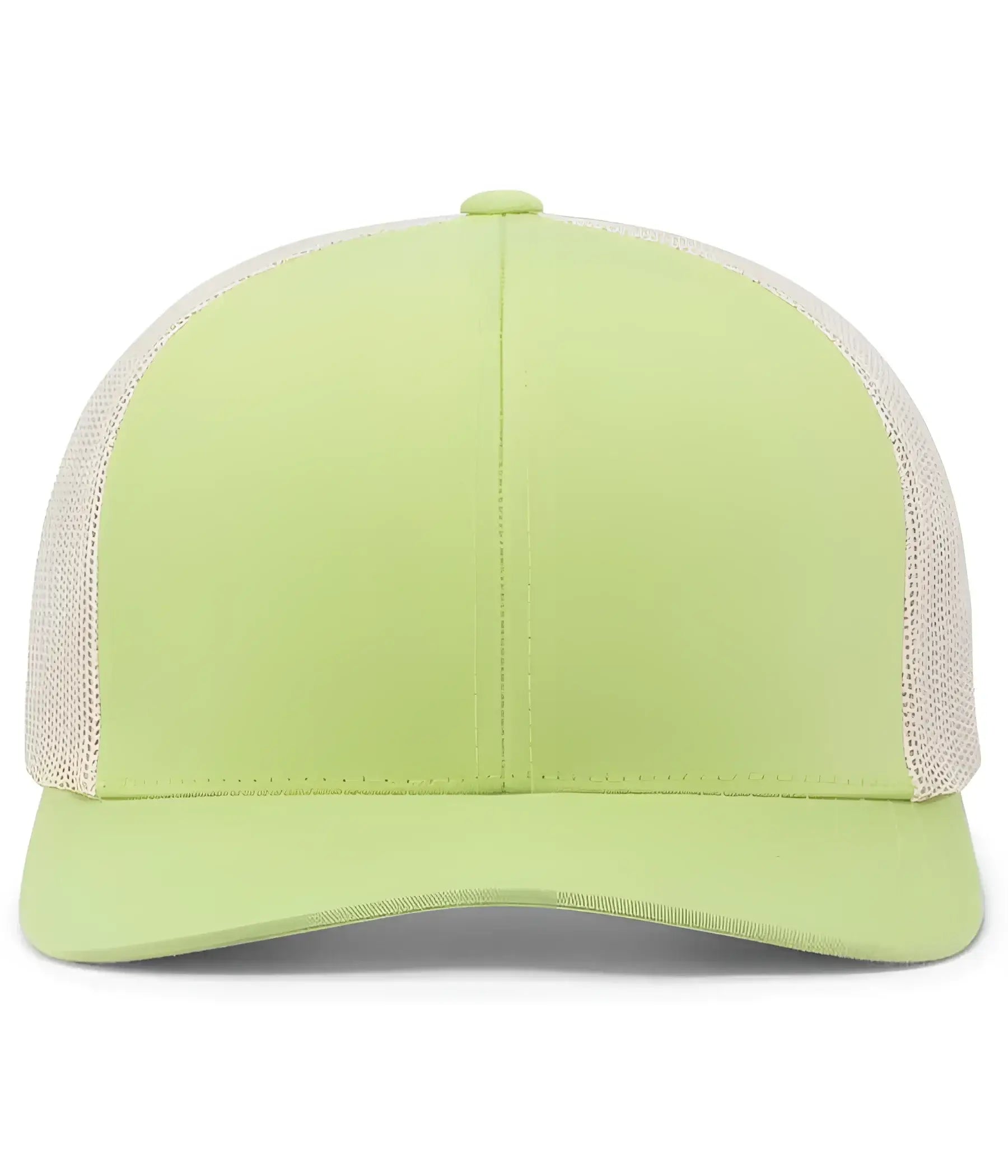 Pacific Headwear 104C Trucker Snapback Cap - Green Glow Beige - Gray Ivory / 7’’ - 7 7/8’’