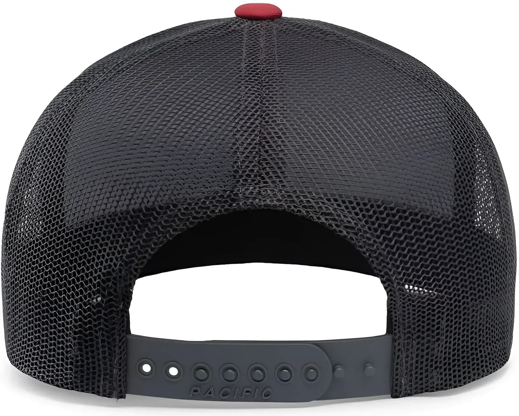 Pacific Headwear 104C Trucker Snapback Cap - Heather Grey Lt Charcoal Varsity - Heather Grey Lt Charcoal Varsity / 7’’