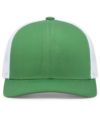 Pacific Headwear 104C Trucker Snapback Cap - Kelly White - Kelly White / 7’’ - 7 7/8’’
