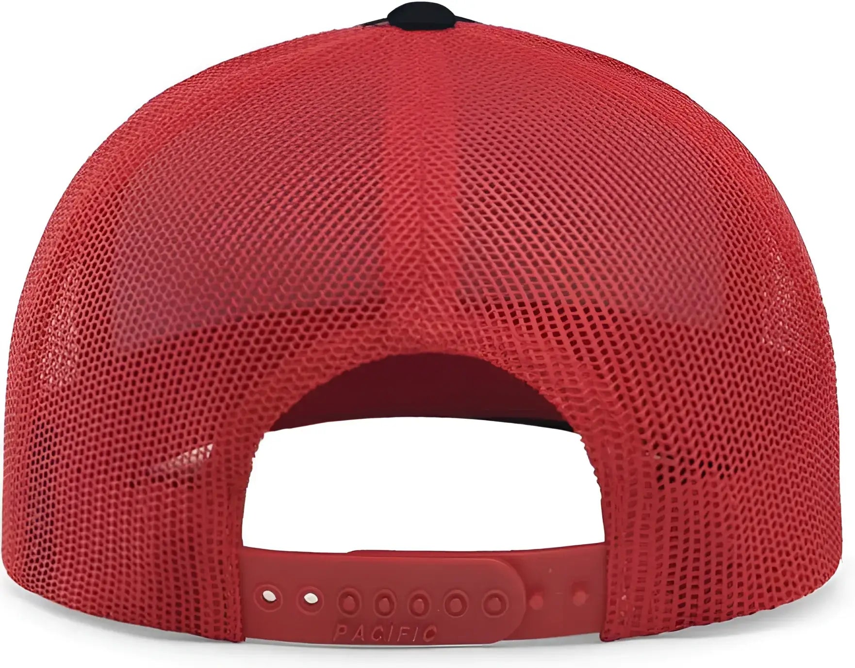 Pacific Headwear 104C Trucker Snapback Cap - Navy Red Navy - Navy Red / 7’’ - 7 7/8’’