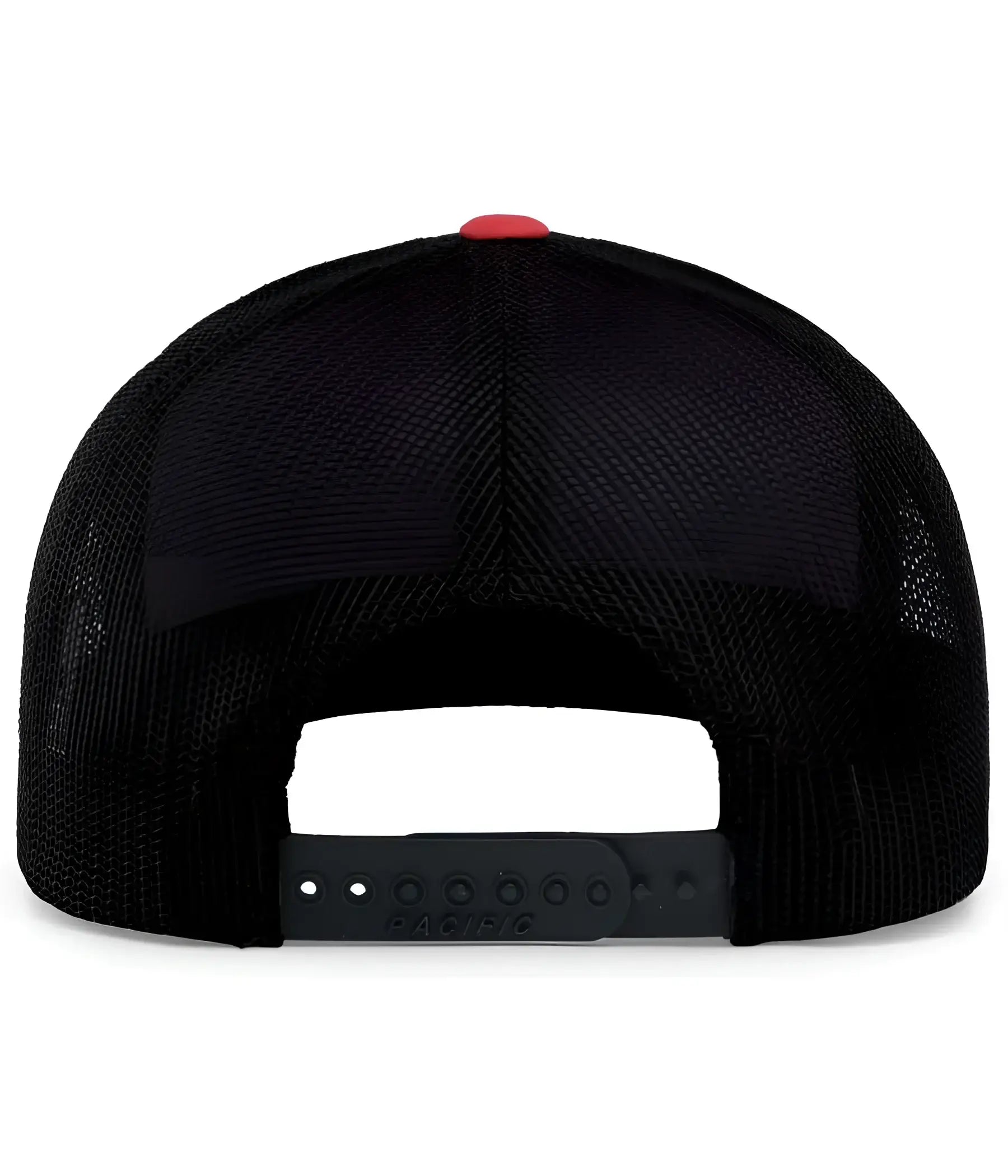 Pacific Headwear 104C Trucker Snapback Cap - Navy Red - Navy Red / 7’’ - 7 7/8’’