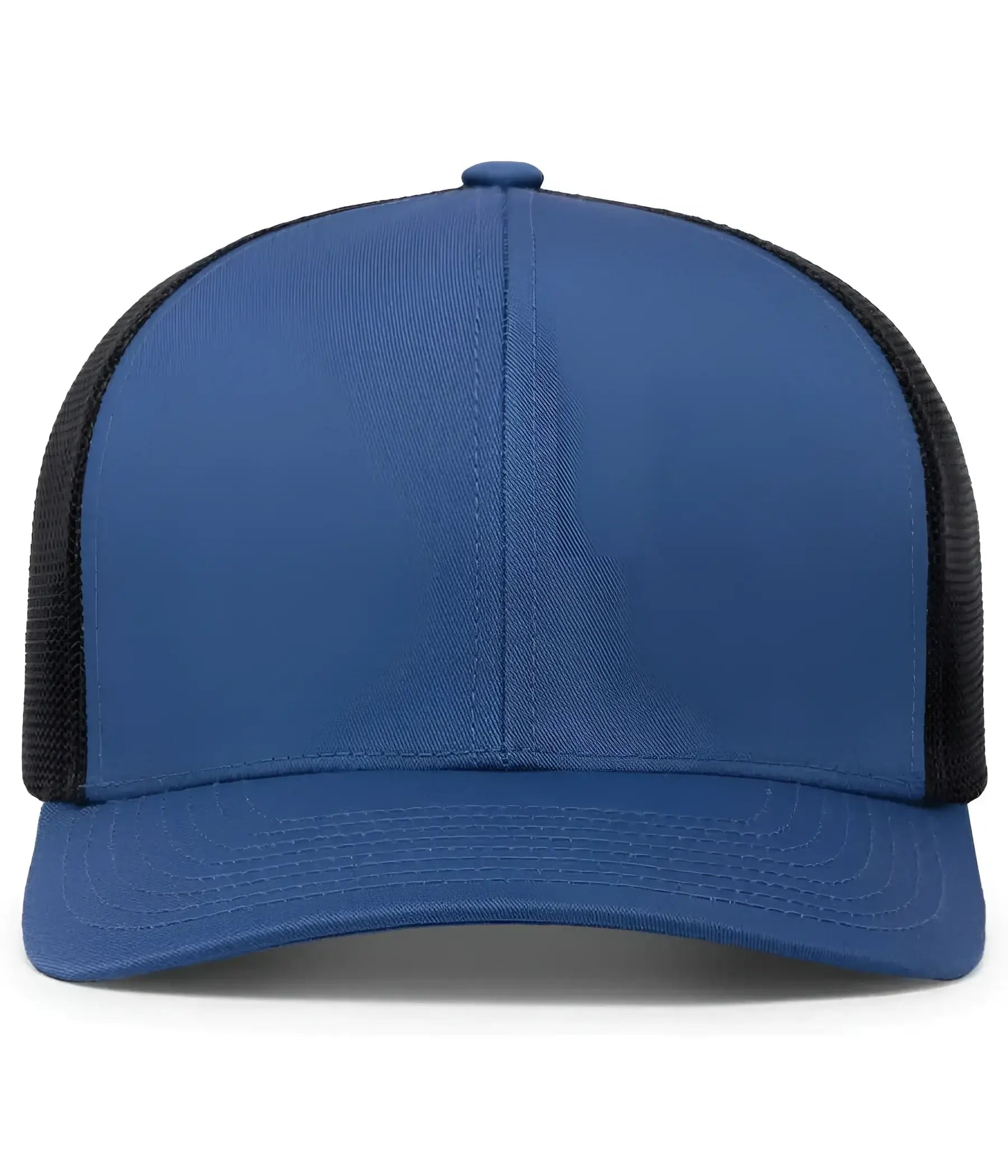 Pacific Headwear 104C Trucker Snapback Cap - Ocean Blue Charcoal - Navy Dark Gray / 7’’ - 7 7/8’’