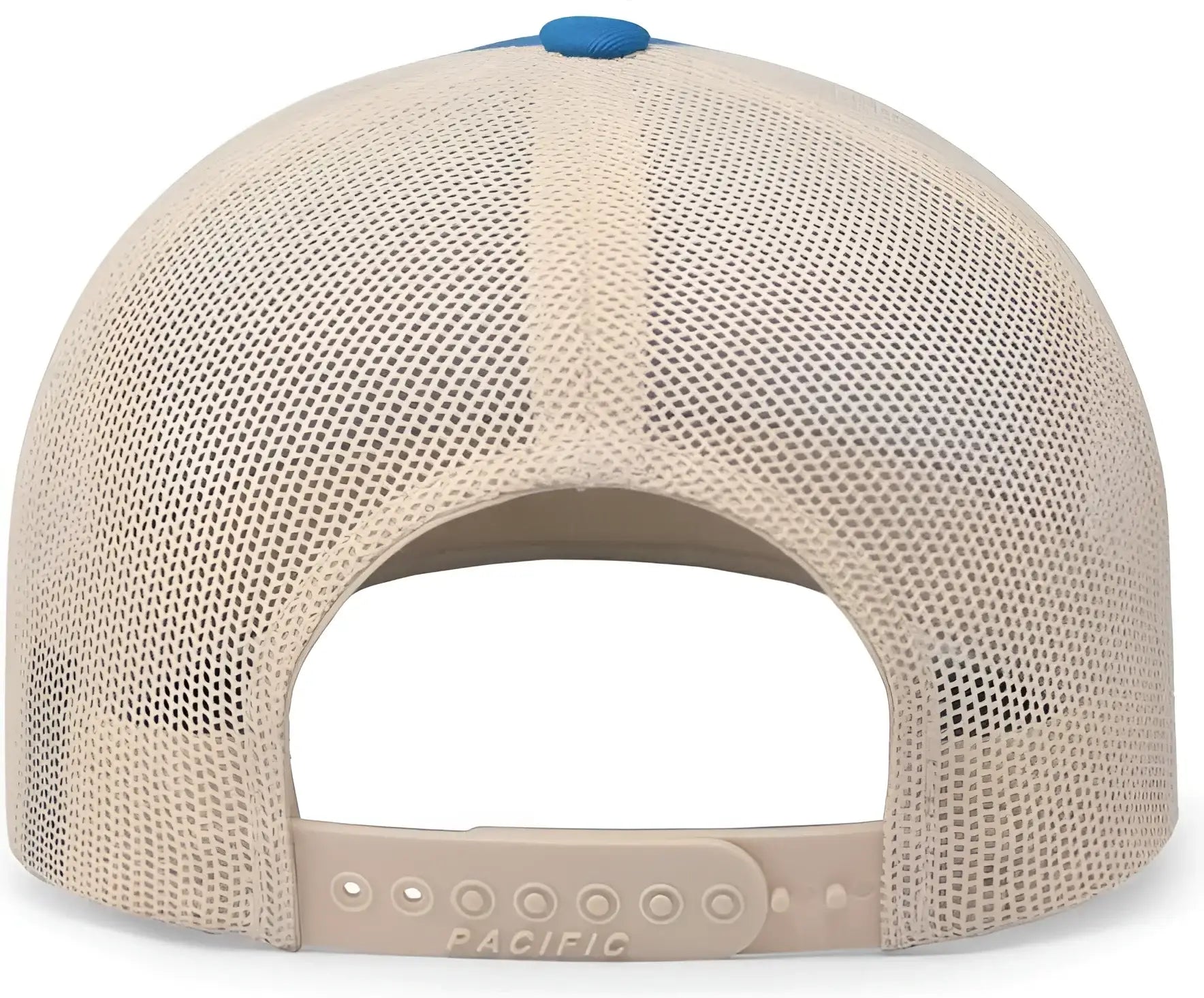 Pacific Headwear 104C Trucker Snapback Cap - Panther Teal Beige - Teal Ivory / 7’’ - 7 7/8’’