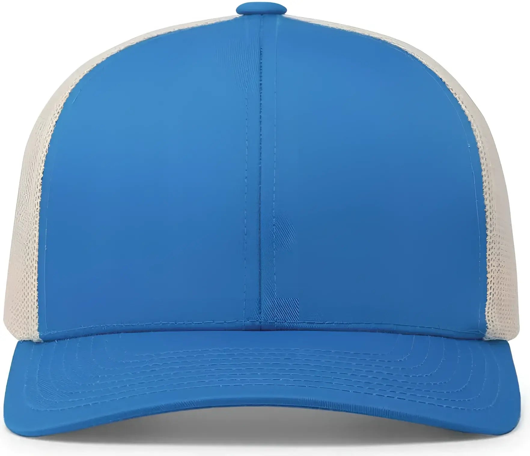 Pacific Headwear 104C Trucker Snapback Cap - Panther Teal Beige - Teal Ivory / 7’’ - 7 7/8’’