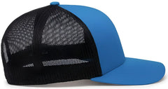 Pacific Headwear 104C Trucker Snapback Cap - Panther Teal Charcoal - Teal Dark Gray / 7’’ - 7 7/8’’