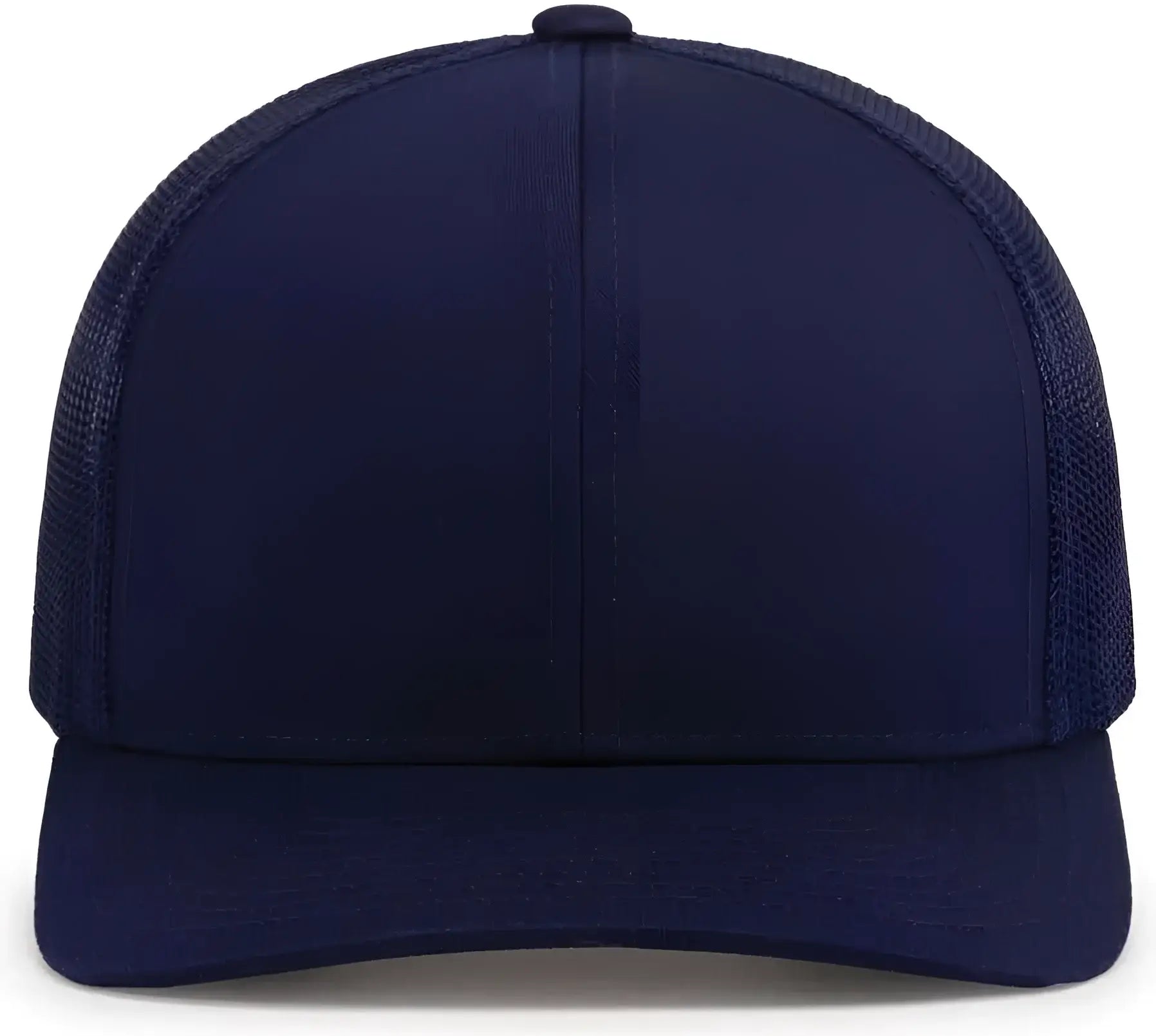 Pacific Headwear 104C Trucker Snapback Cap - True Navy - True Navy / 7’’ - 7 7/8’’