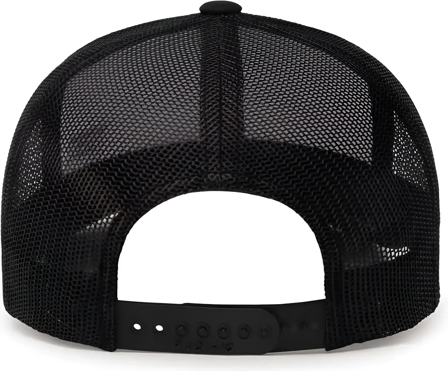 Pacific Headwear 104C Trucker Snapback Cap - White Black - White Black / 7’’ - 7 7/8’’