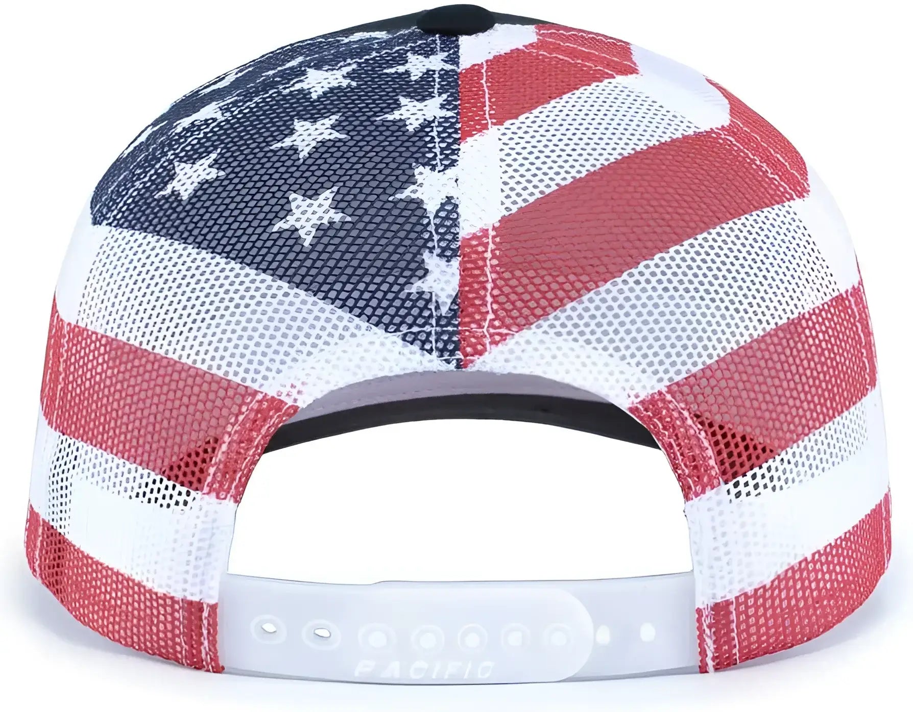 Pacific Headwear 104P Printed Trucker Cap - Navy USa Navy - Navy Usa Navy / 7’’ - 7 7/8’’