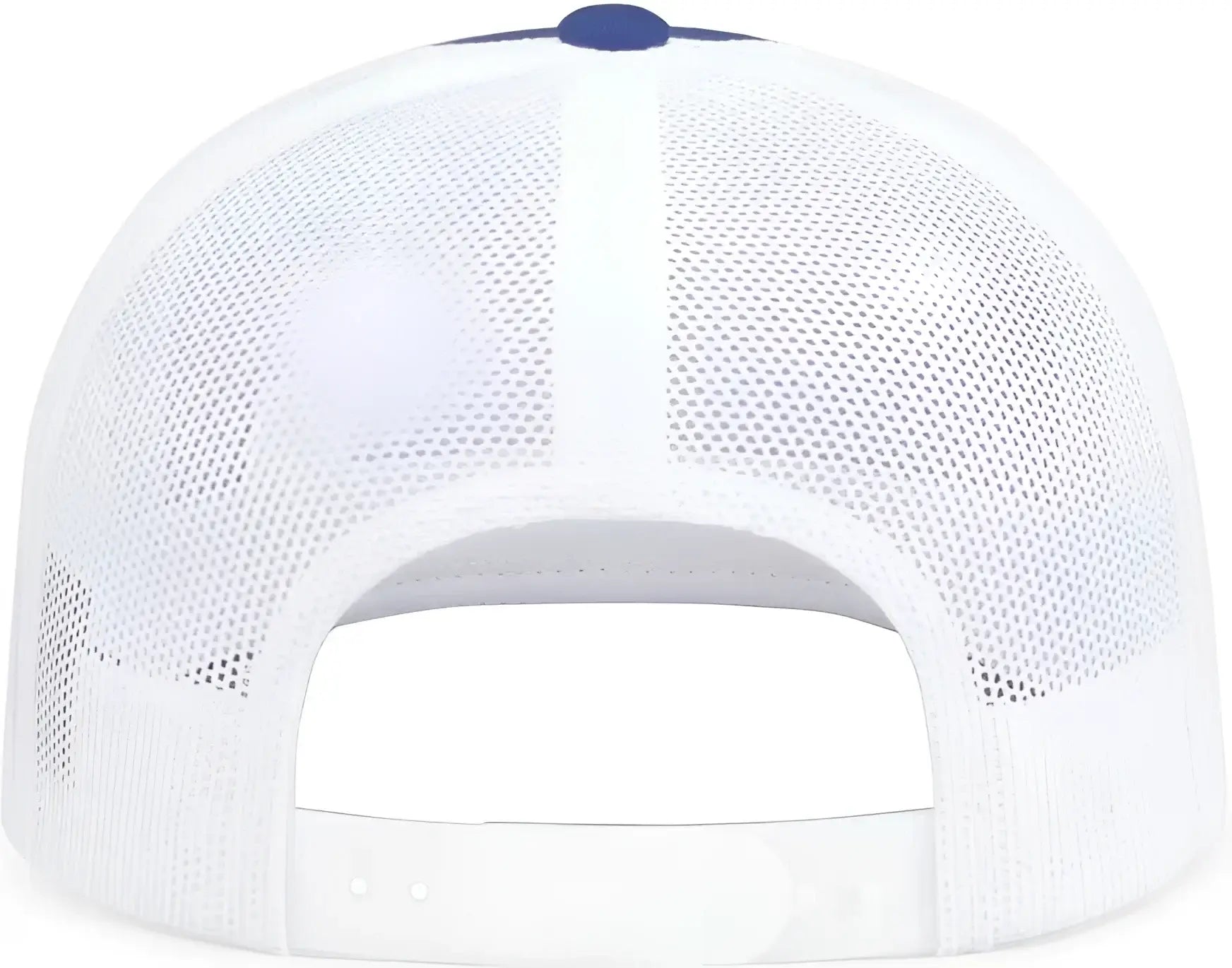 Pacific Headwear 104S Contrast Stitch Snapback Trucker Cap - Royal White Royal - Royal White / 7’’ - 7 7/8’’
