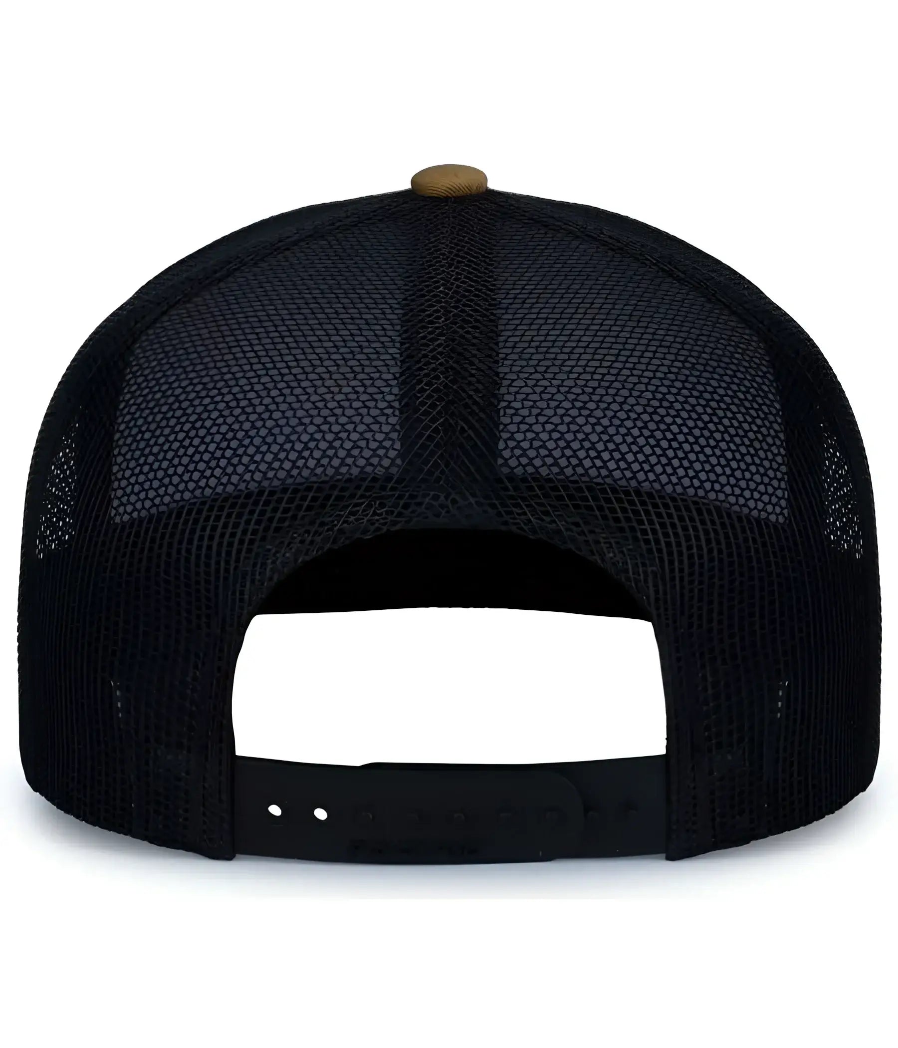Pacific Headwear 104S Contrast Stitch Trucker Snapback - Buck Lt Charcoal Buck - Brown Gray / 7’’ 7 7/8’’