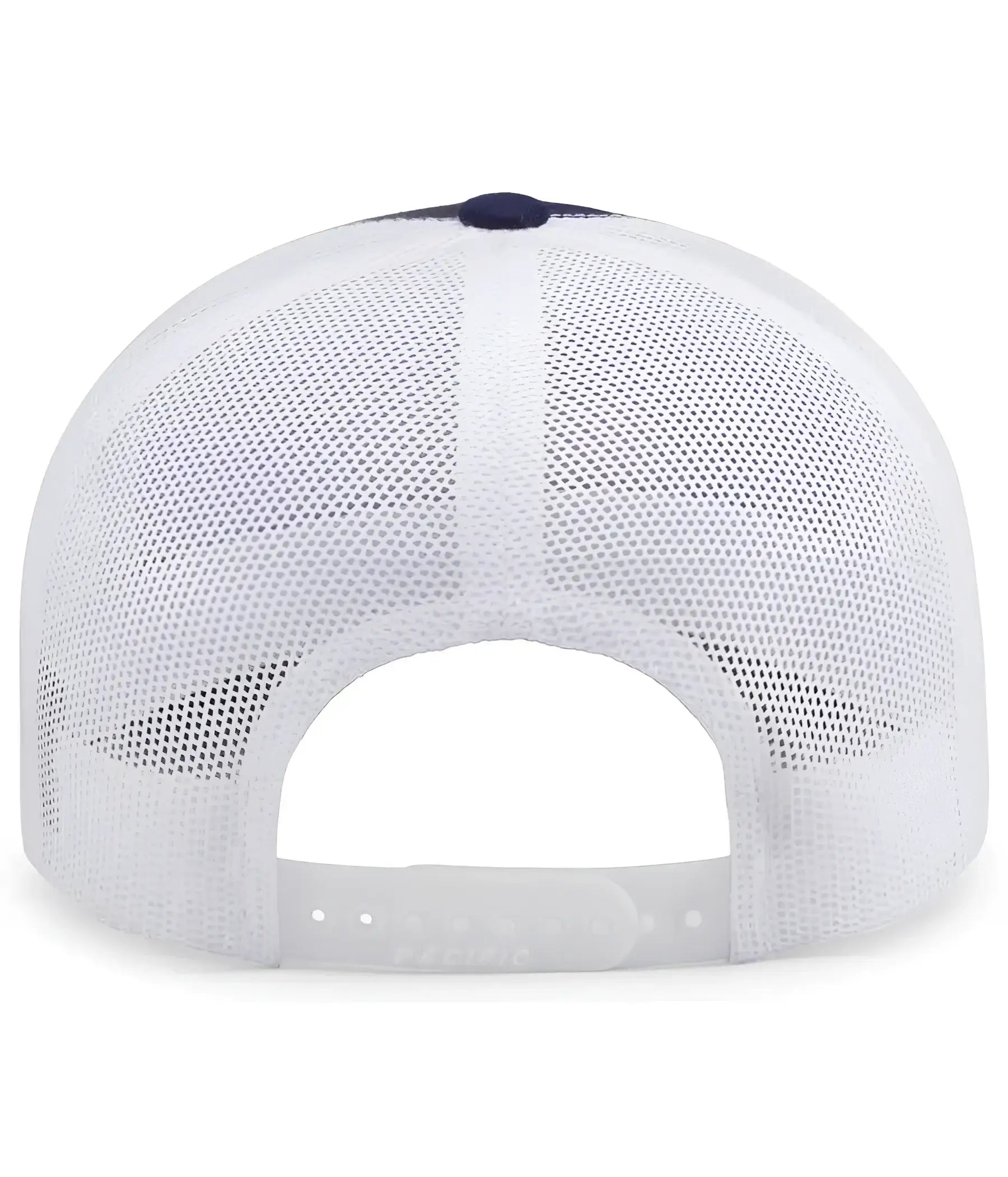 Pacific Headwear 104S Contrast Stitch Trucker Snapback - True Navy White True Navy - True Navy White True Navy / 7’’
