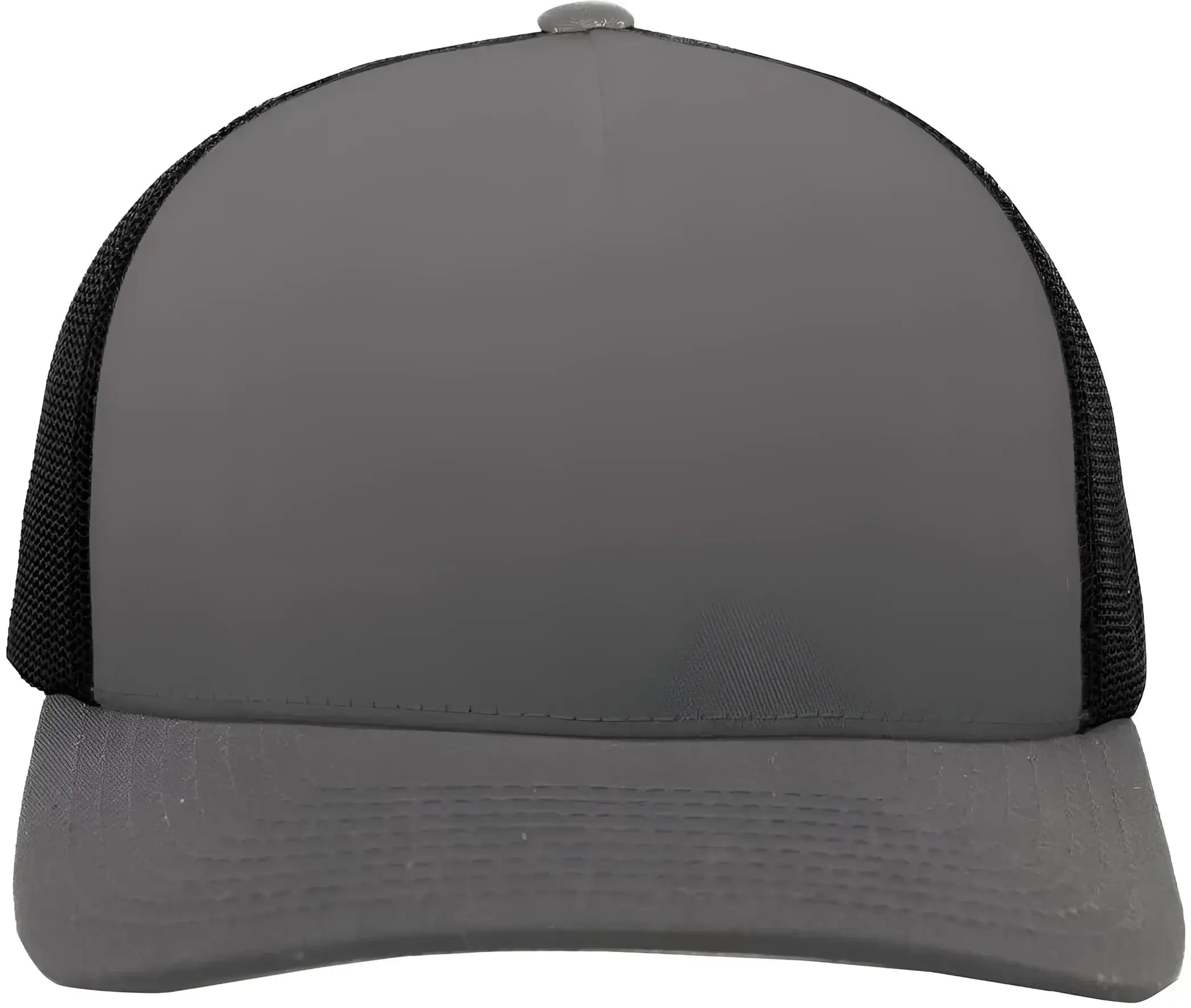 Pacific Headwear 105C 5-Panel Trucker Snapback Cap - Graphite Black - Dark Gray Black / 7’’ - 7 7/8’’