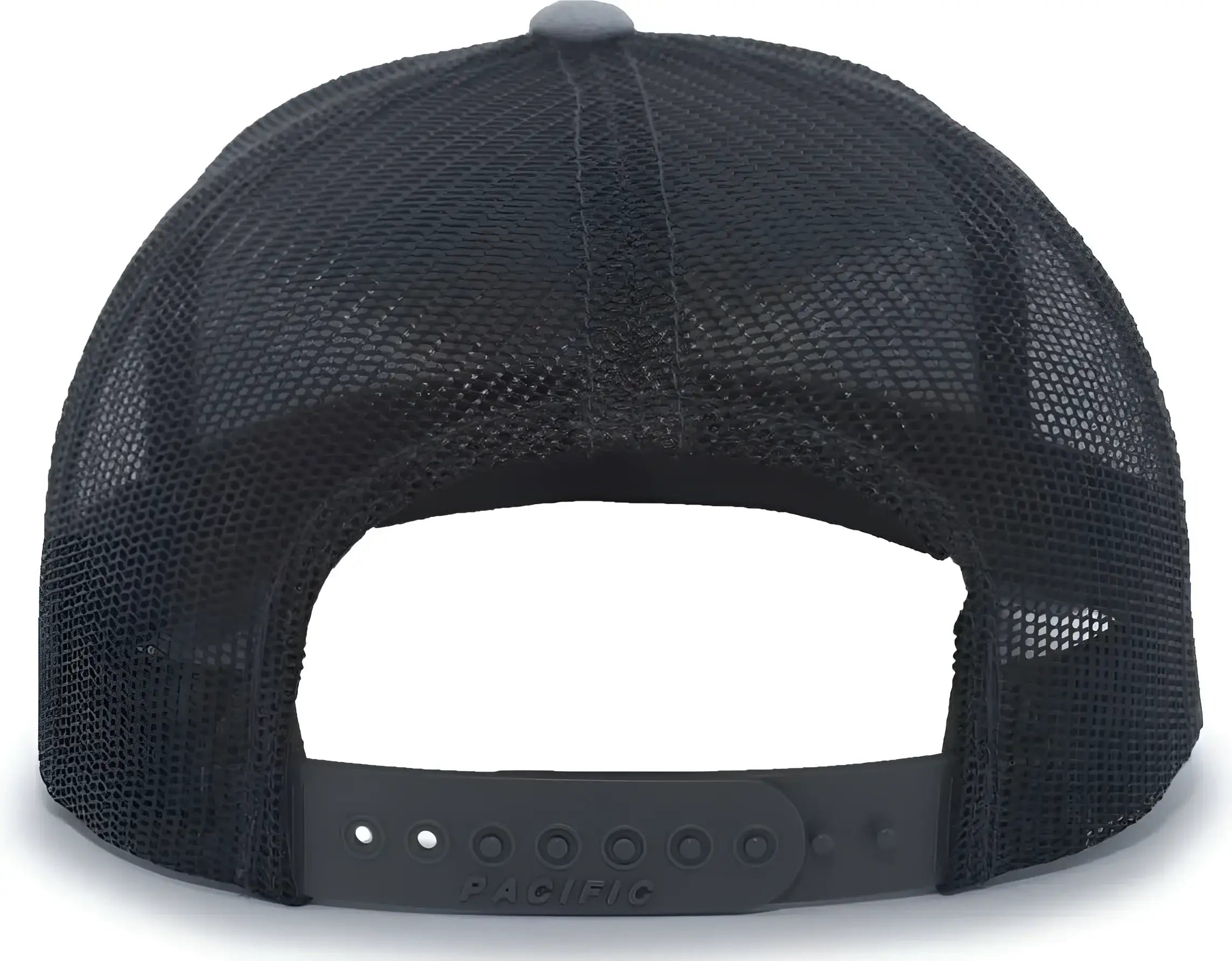 Pacific Headwear 105C 5-Panel Trucker Snapback Cap - Heather Grey Lt Charcoal - Gray Dark Gray / 7’’ - 7 7/8’’