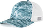 Pacific Headwear 107C Elements Agua Camo Trucker Snapback Cap Elements Spindrift White Mossy Oak White / 7’’ 7 7/8’’