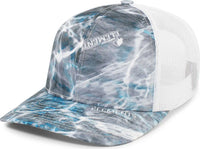 Pacific Headwear 107C Mossy Oak Trucker Snapback Elements Agua Steelhead White Mossy Oak White / 7’’ 7 7/8’’