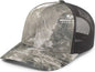 Pacific Headwear 107C Mossy Oak Trucker Snapback Wakeform Gale Lt Charcoal Mossy Oak Dark Gray / 7’’ 7 7/8’’