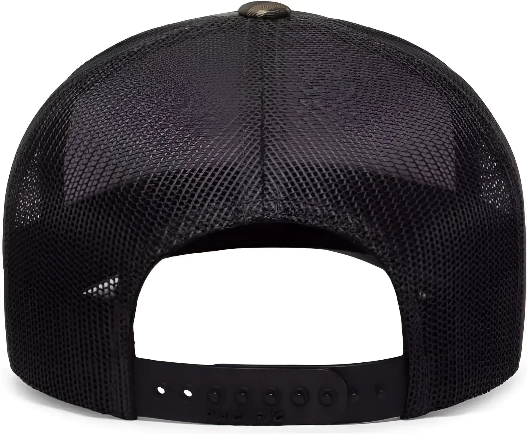 Pacific Headwear 108C Camo Snapback Trucker Cap - Original Bottomland Lt Charcoal Original Bottomland - Mossy Oak Gray