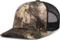 Pacific Headwear 108C Camo Snapback Trucker Cap - Terra Bayou Light Charcoal Terra Bayou - Mossy Oak Dark Gray / 7’’ 7
