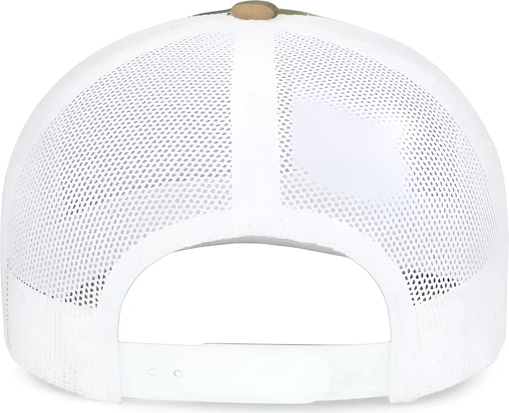 Pacific Headwear 108C Camo Trucker Snapback Cap - Army White - Green White / 7’’ - 7 7/8’’